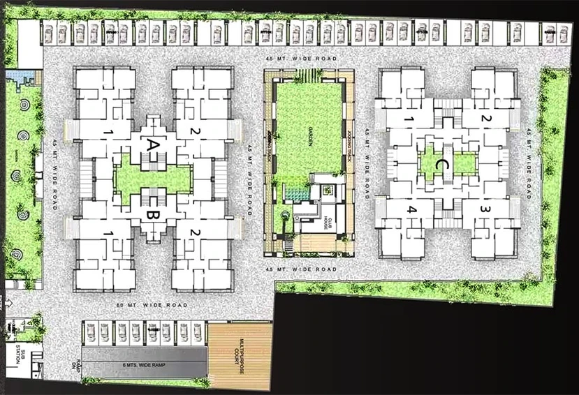 Master Plan of Ratnaakar Ratnaakar 3 in Satellite, Ahmedabad - Image 266506