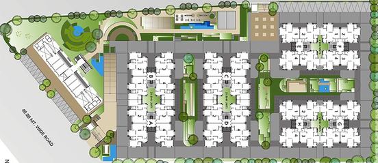 Master Plan of Ratnaakar Richmond Grand in Makarba, Ahmedabad - Image 272688