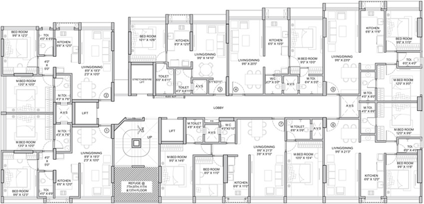 Floor Plan of Rajshree 43 East in Ghatkopar East, Mumbai - Image 33113