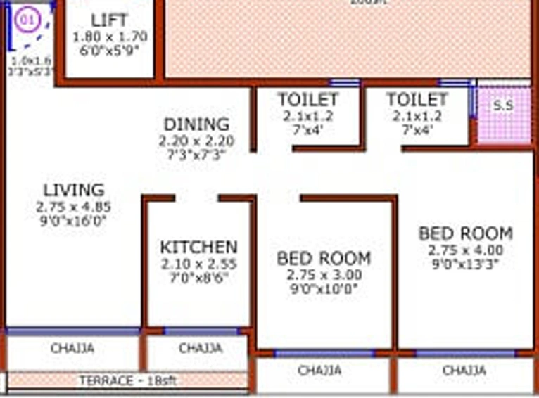 2 BHK Flat in Payal Bhaveshwar Pushp in Ulwe, Navi Mumbai - Image 788922