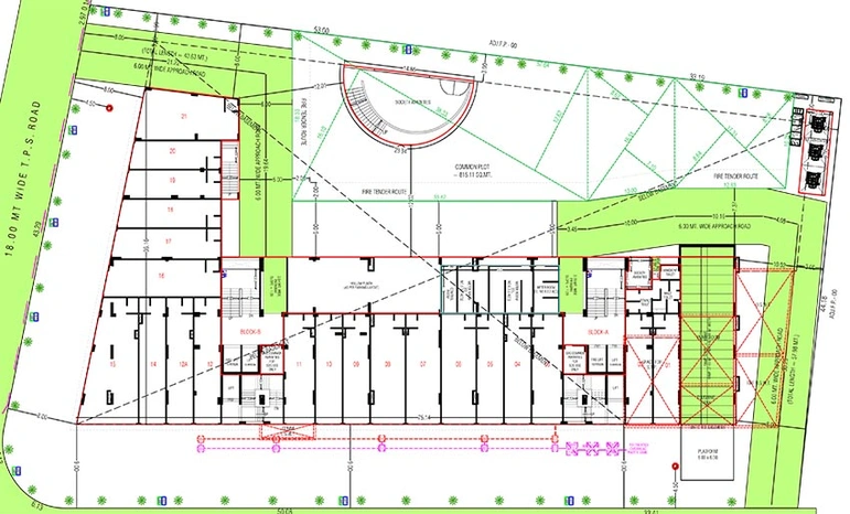 Master Plan of Sun Skyview in Shela, Ahmedabad - Image 269213