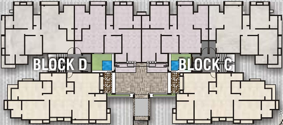 Floor Plan of Sun Divine 1 in Gota, Ahmedabad - Image 268849