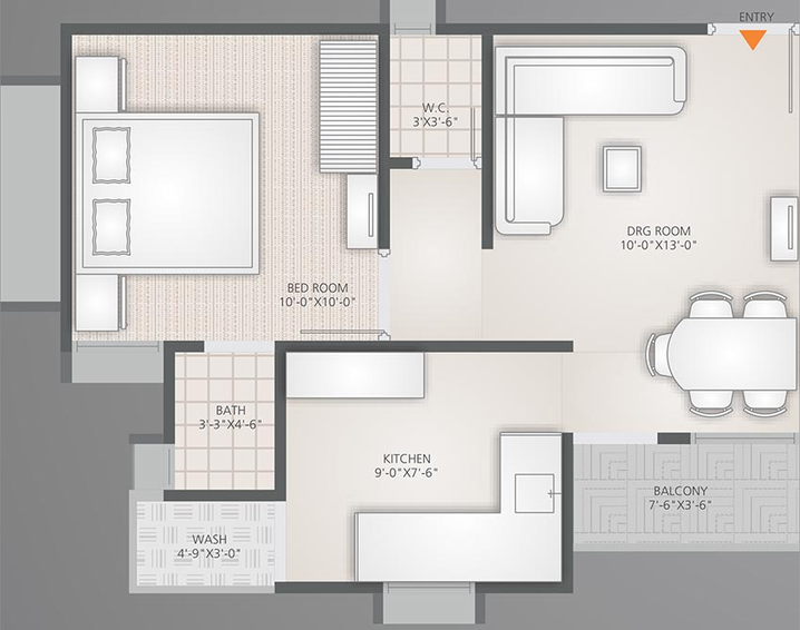 1 BHK Flat in Sun Real Homes in Ranip, Ahmedabad - Image 846296
