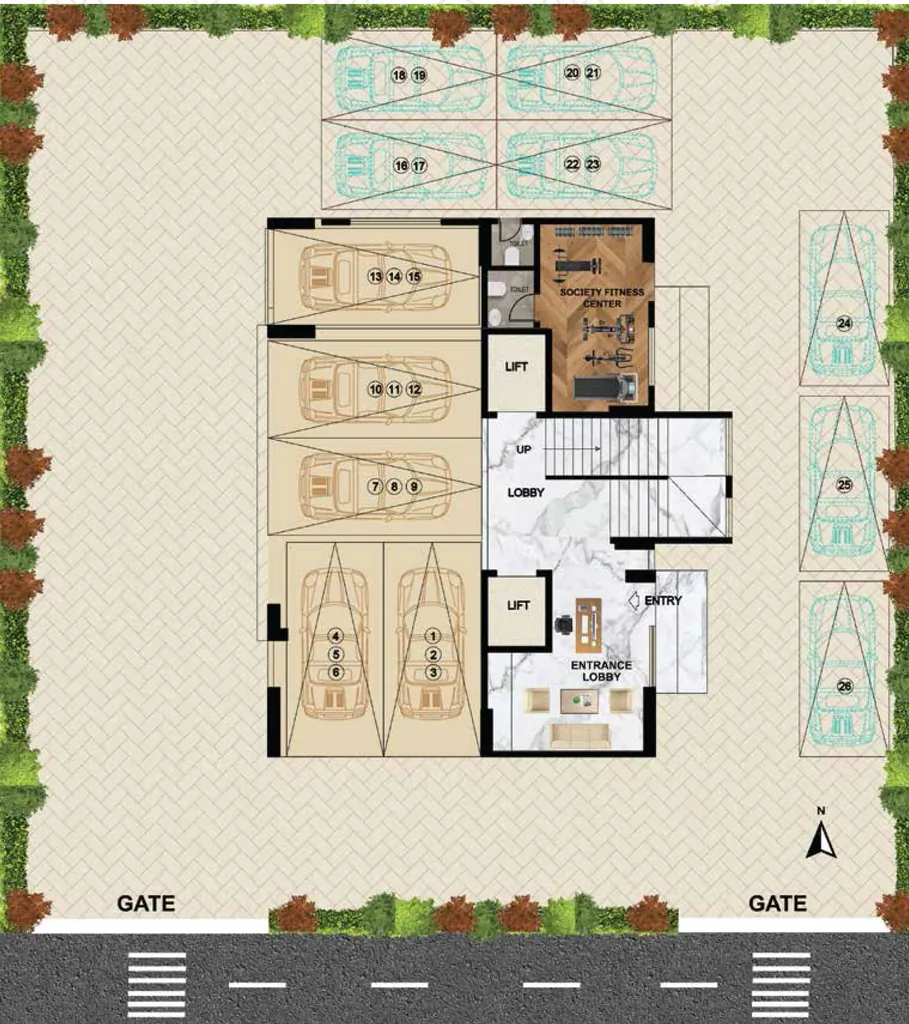 Master Plan of Kamla Pushp Kamal in Santacruz East, Mumbai - Image 328931