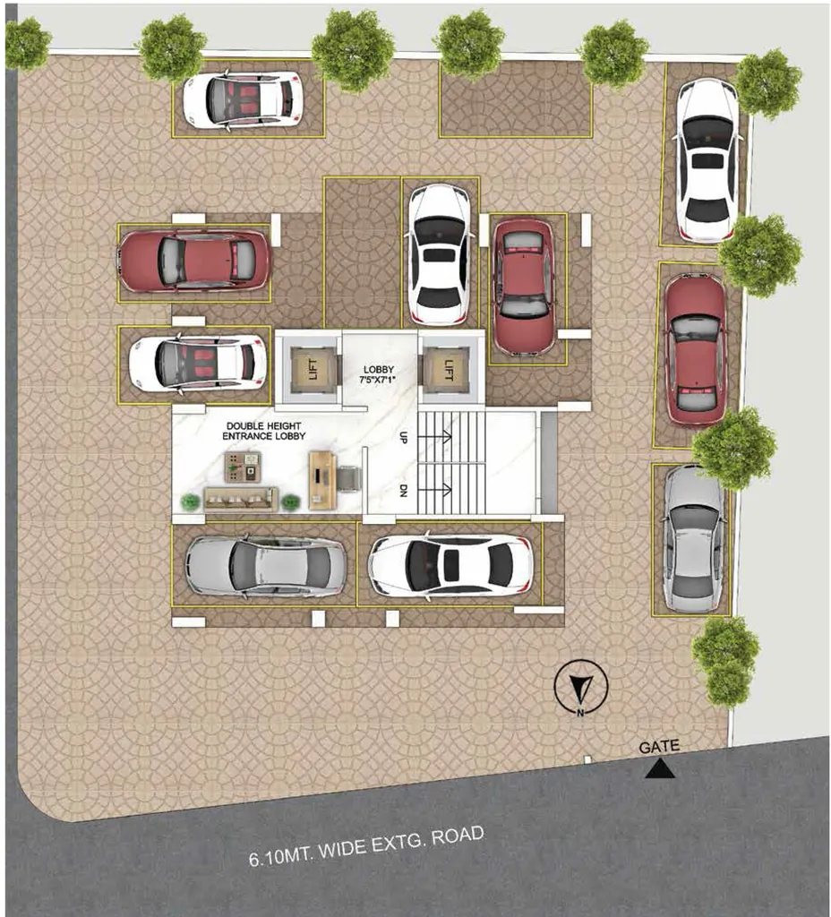 Master Plan of Kamla Emerald in Borivali West, Mumbai - Image 327781