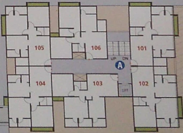 Floor Plan of Shashvat Mahadev 3 in Vastral, Ahmedabad - Image 264440