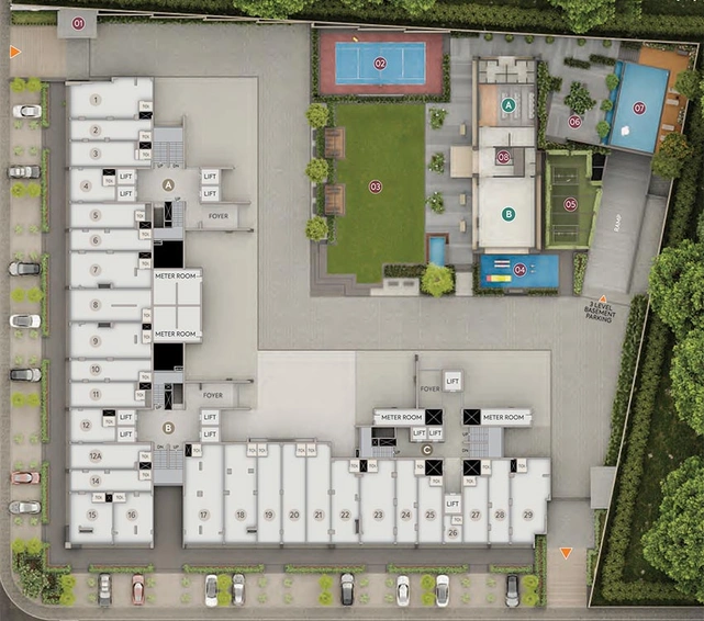Master Plan of Goyal Orchid Regal in Sarkhej, Ahmedabad - Image 263132