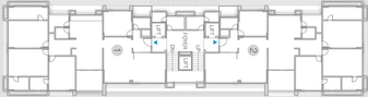 Floor Plan of Goyal Riviera Exotica in Vastrapur, Ahmedabad - Image 263158