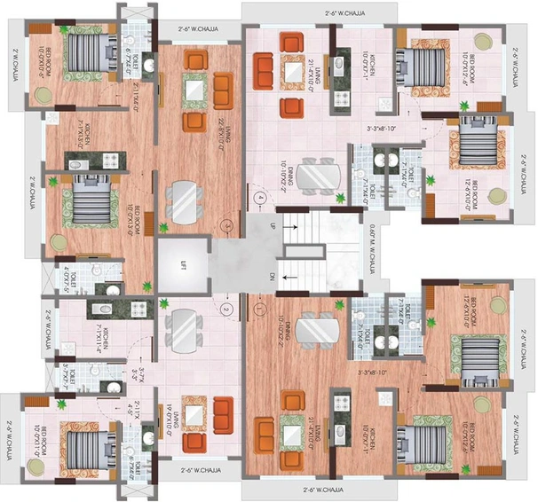Floor Plan of Dipti Koteshwar Darshan in Jogeshwari West, Mumbai - Image 249810