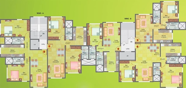 Floor Plan of Dipti Sweta CHS in Jogeshwari East, Mumbai - Image 249817