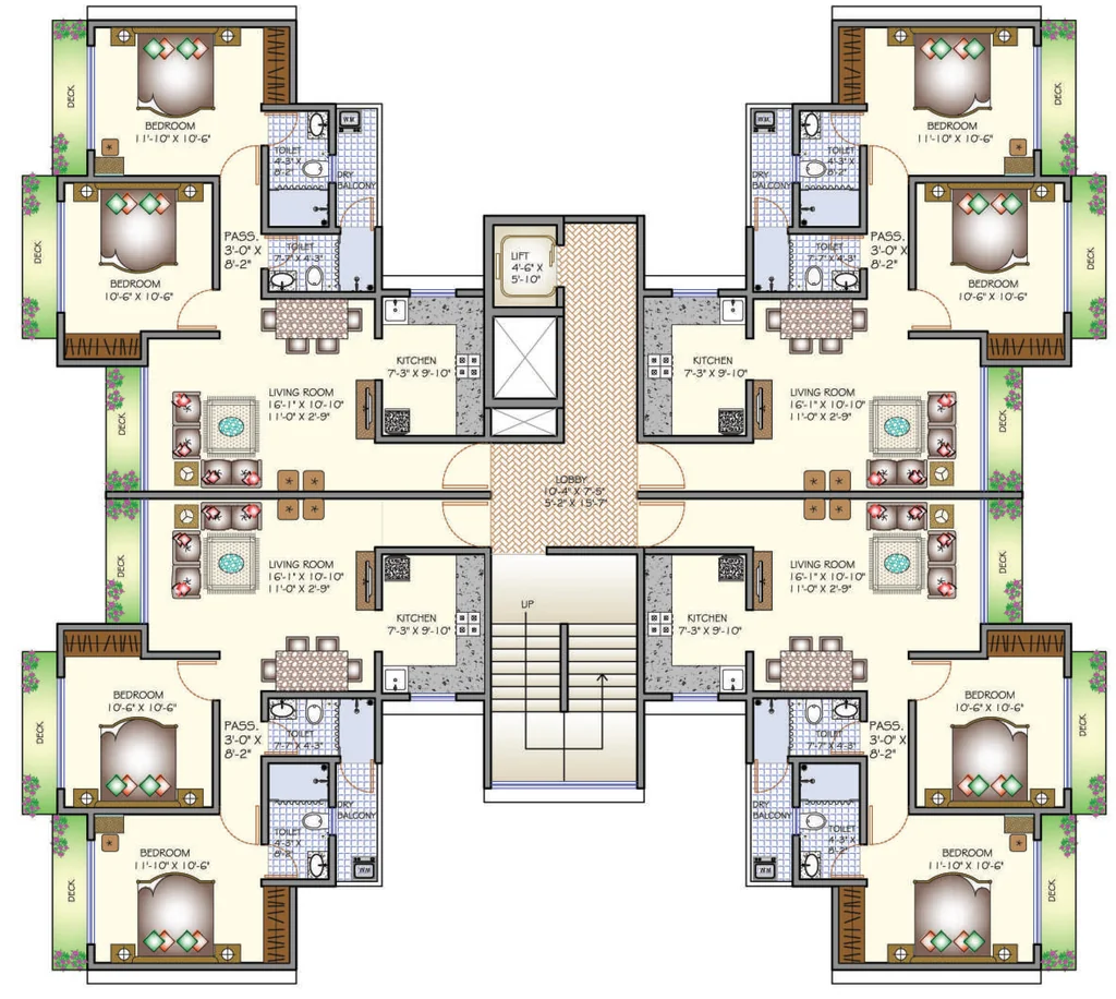 Floor Plan of Dipti Reino in Talegaon Dabhade, Pune - Image 347929