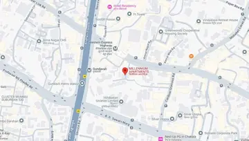 Location of Dipti Millenium Apartments - Image 250974