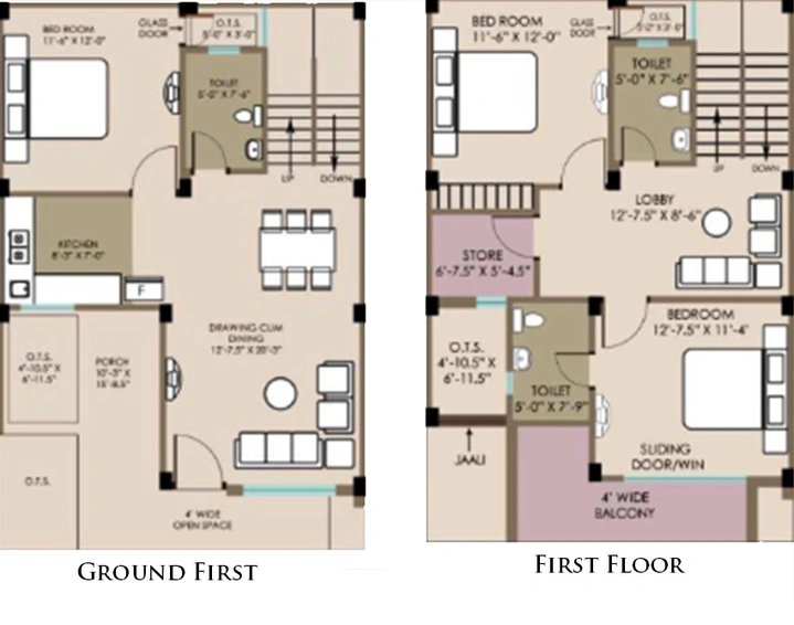 3 BHK Flat in E Square Palash Villa in Gomti Nagar, Lucknow - Image 844475