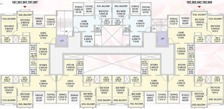 Master Plan of GK Rose Mansion in Punawale, Pune - Image 346835