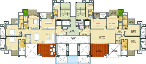 Floor Plan of Naiknavare The Spires in Aundh, Pune - Image 121530