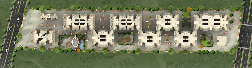 Master Plan of GK Palacio in Moshi, Pune - Image 346824