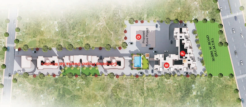 Master Plan of GK Dwarka Sai Wonder Phase 2 in Pimple Saudagar, Pune - Image 346743