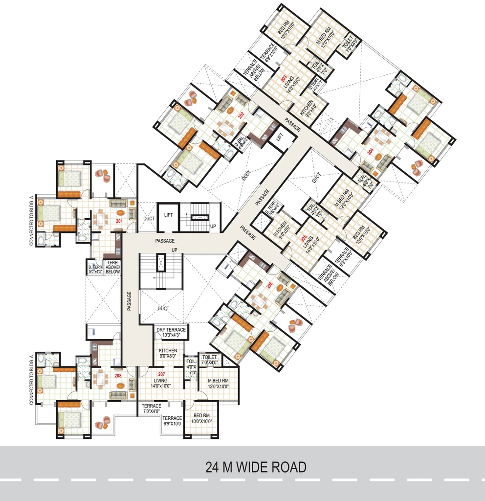 Master Plan of GK Atlanta 3 in Wakad, Pune - Image 346777