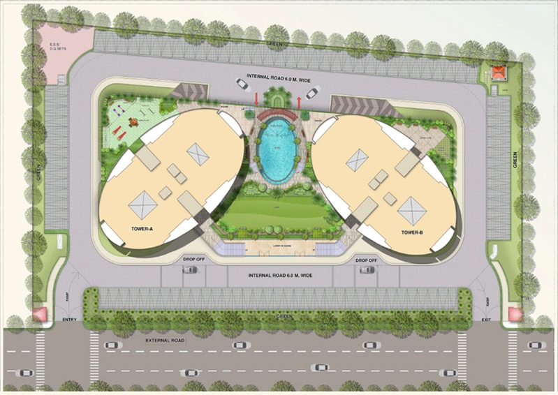 Master Plan of MI Gordon in Ahmamau, Lucknow - Image 247054