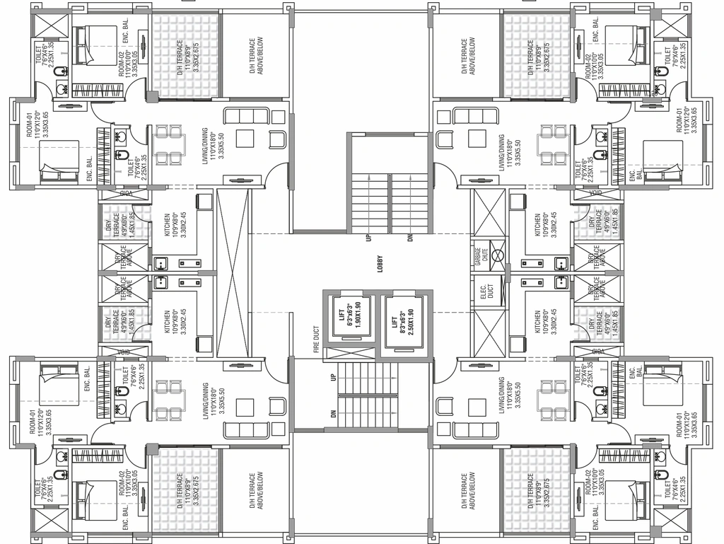 Floor Plan of Adi Horizons Phase 2 in Wakad, Pune - Image 348085