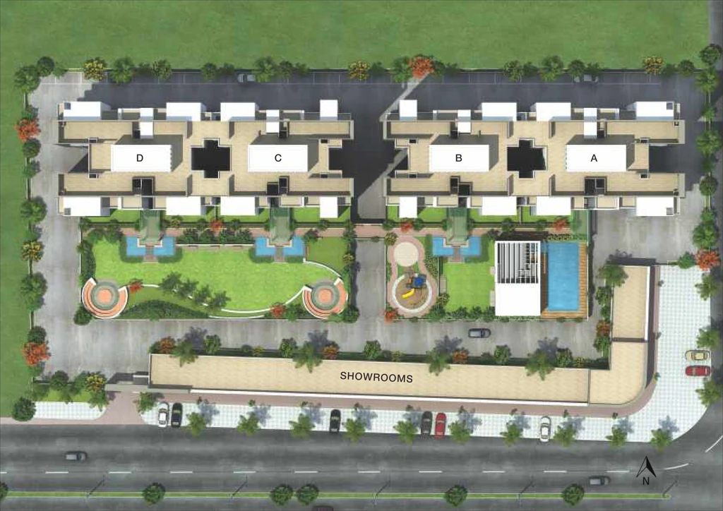 Master Plan of Adi Skyline in Wakad, Pune - Image 348057