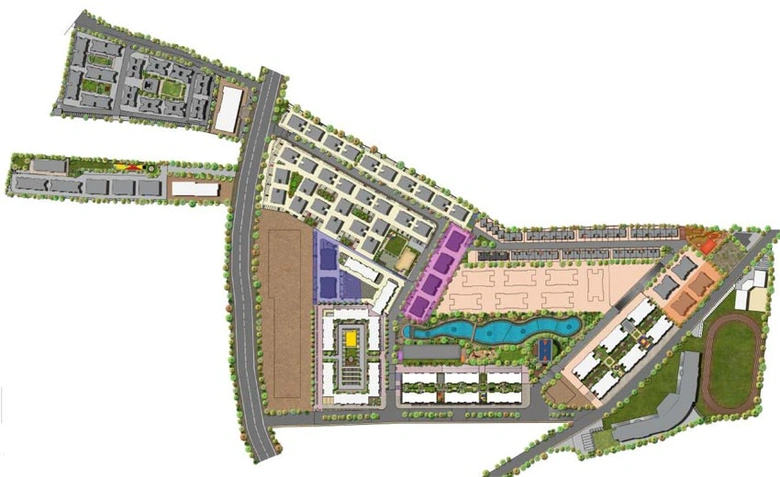 Master Plan of Dwarka Phase 1 - Dwarka Township in Mahalunge, Pune - Image 121593