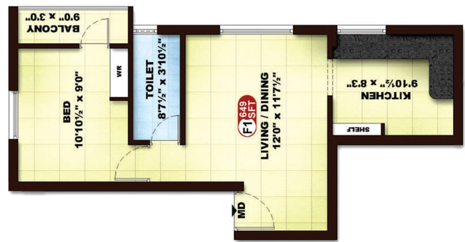 2 BHK Flat in ATH Iris in Pammal, Chennai - Image 837455