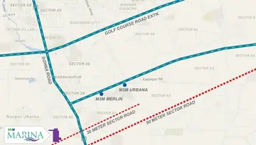 Location of M3M Marina - Image 235620