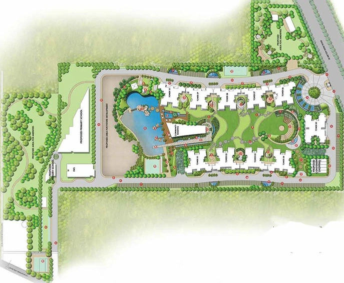 Master Plan of M3M Marina in Sector 68, Gurgaon - Image 235621