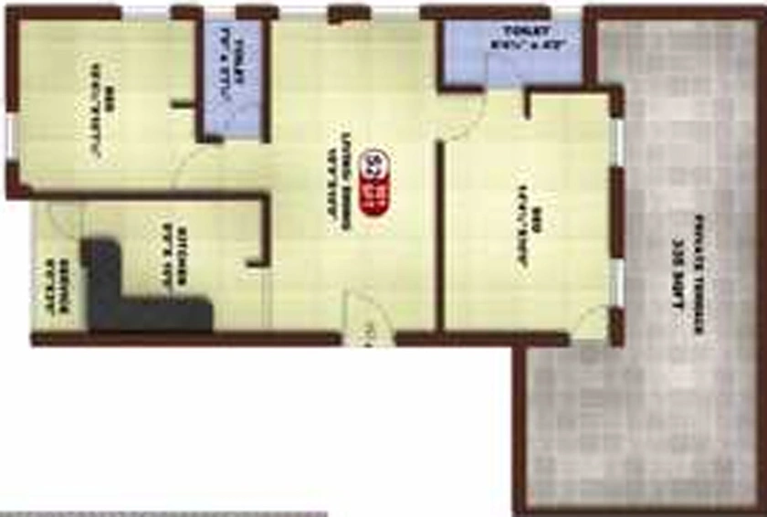 2 BHK Flat in ATH Spark Light in Pammal, Chennai - Image 837458