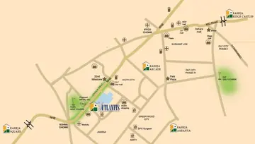 Location of Raheja Atlantis Towers - Image 235647