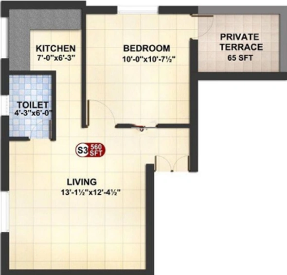 1 BHK Flat in ATH Star Paradise in Pammal, Chennai - Image 837460