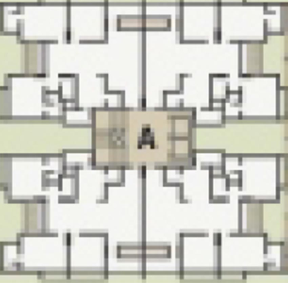 Floor Plan of Aaryan Pride in Gota, Ahmedabad - Image 259796