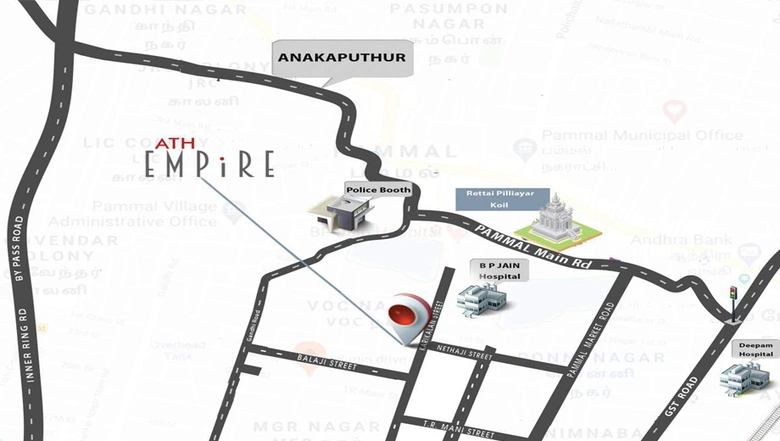 Location of ATH Empire in Pammal, Chennai - Image 235845