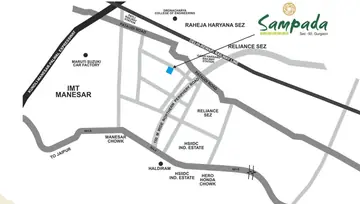 Location of Raheja Sampada - Image 237699