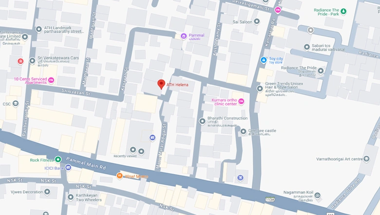 Location of ATH Helena in Pammal, Chennai - Image 235875