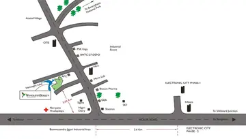 Location of DLF Woodland Heights - Image 225738