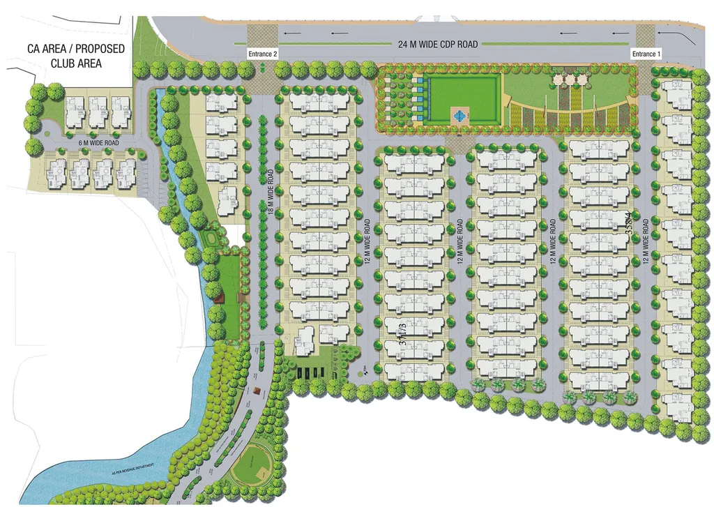 Master Plan of DLF Bella Greens in Akshayanagar, Bangalore - Image 225723