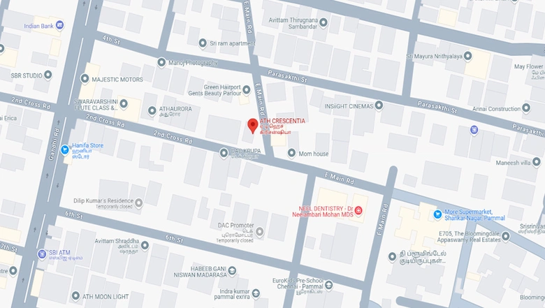 Location of ATH Crescentia in Pammal, Chennai - Image 235941