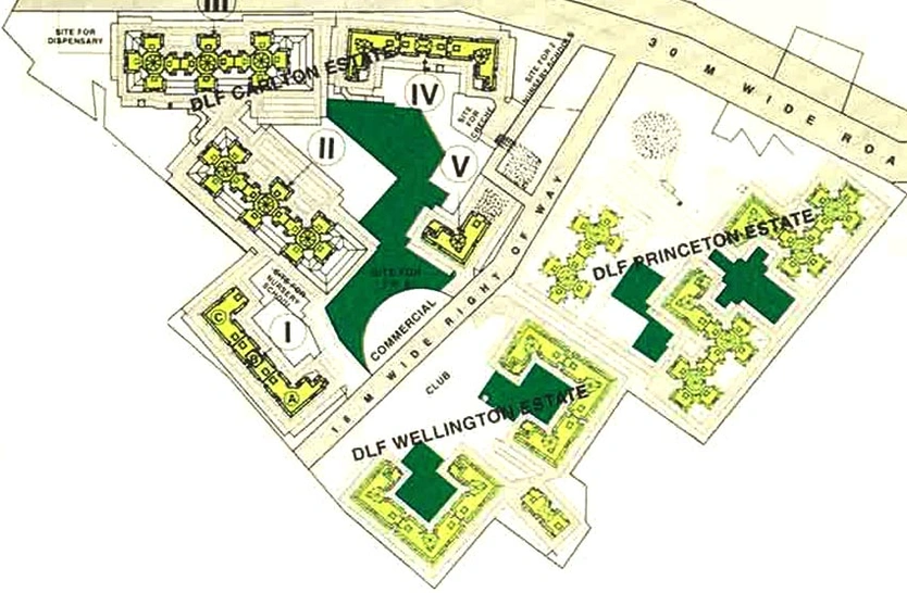 Master Plan of DLF Carlton Estate in Sector 54, Gurgaon - Image 236769