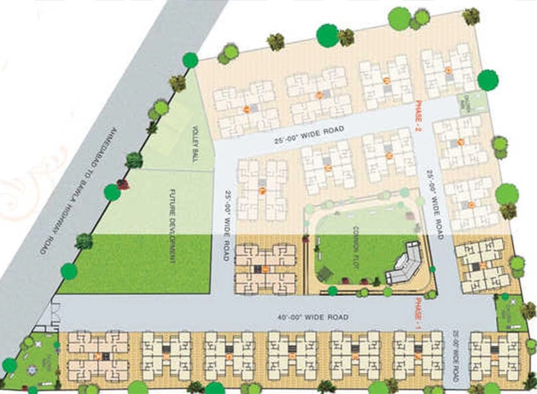 Master Plan of Shivam Rajvi Garnet in Bavla, Ahmedabad - Image 267919