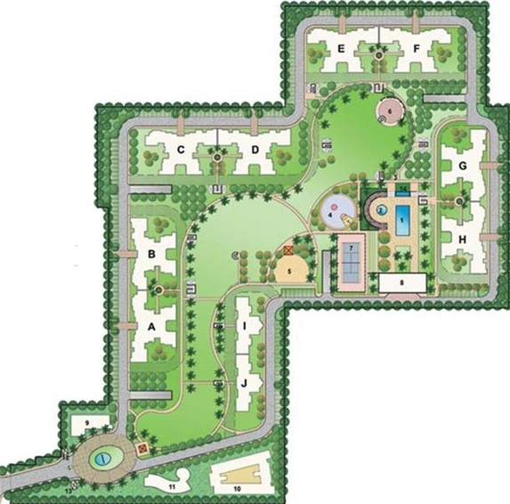 Master Plan of Bestech Park View City in Sector 48, Gurgaon - Image 236204