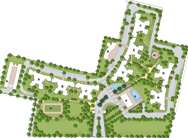 Master Plan of Bestech Park View City 2 in Sector 49, Gurgaon - Image 236213