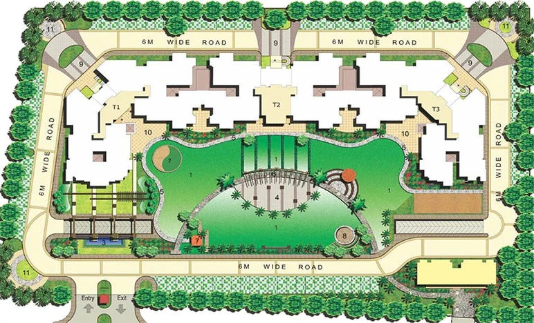 Master Plan of Bestech Park View Residences in Mohali, Chandigarh - Image 236227