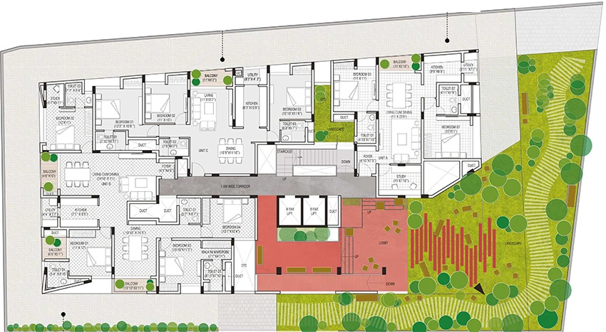Master Plan of EK Aster in Medavakkam, Chennai - Image 333802