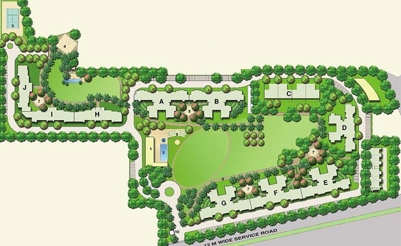 Master Plan of Bestech Park View Spa Next in Sector 67, Gurgaon - Image 236254