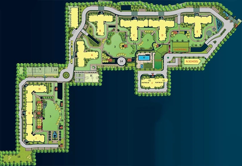 Master Plan of Bestech Park View Spa in Sector 47, Gurgaon - Image 236244