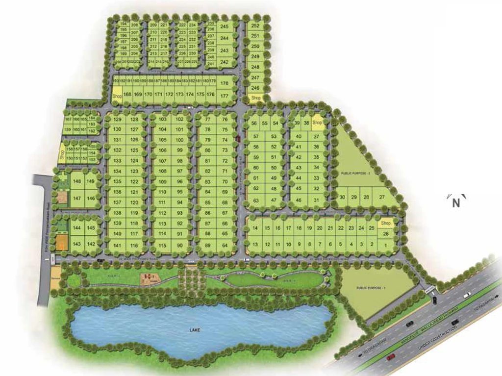 Master Plan of Tata Crescent Enclave in Oragadam, Chennai - Image 327926