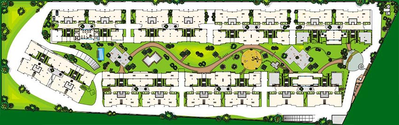 Master Plan of Pacifica La Habitat in Thaltej, Ahmedabad - Image 264376