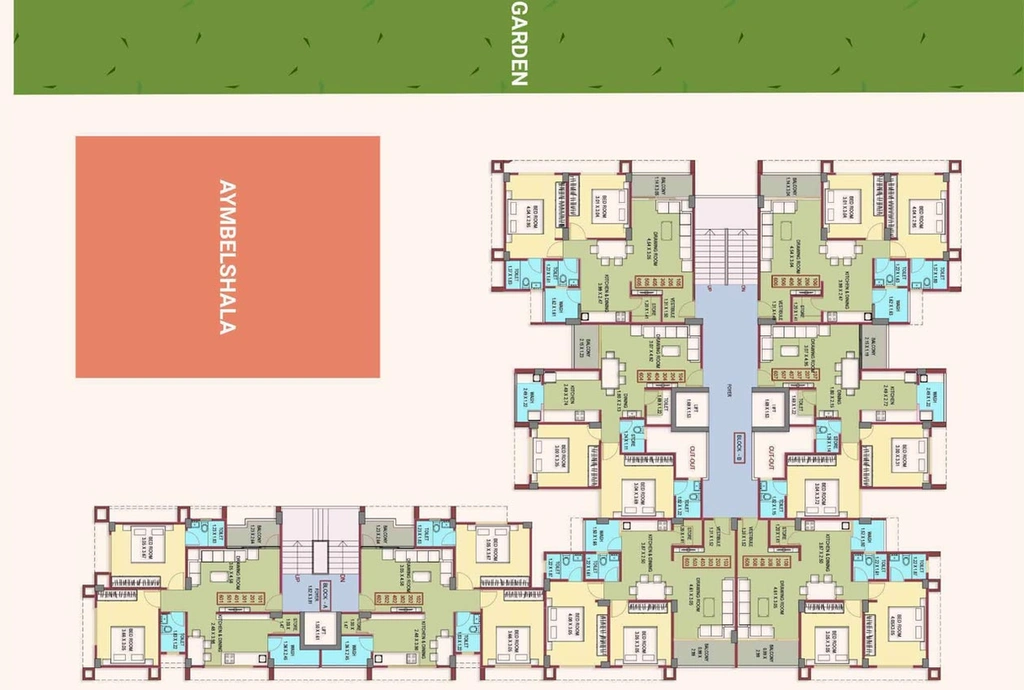 Master Plan of Sankalp Anjali Society in Paldi, Ahmedabad - Image 127383